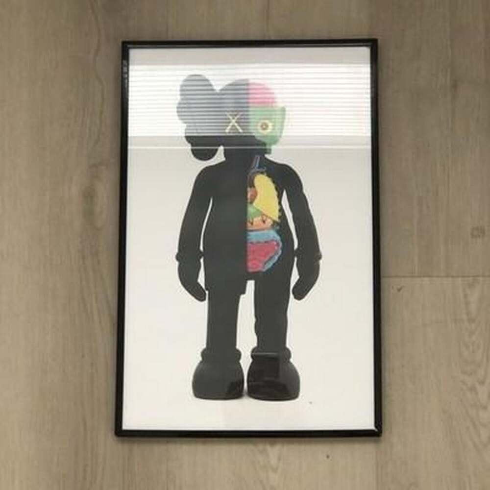 KAWS Flayed Companion Framed Art Print 11.5 x 17.5